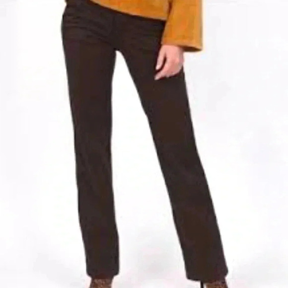 NWT LILA RYAN Straight Leg Pants, Brown Size 14 Stitch Fix, Office, Stretch - Picture 1 of 12